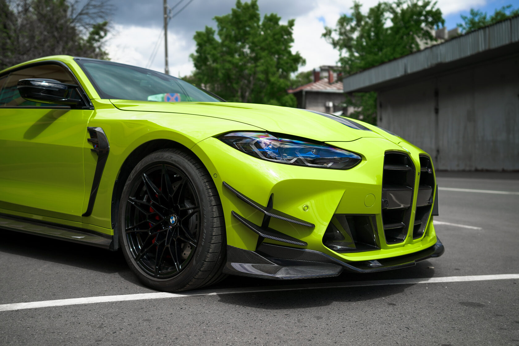 Canards Streetfighter Carbon for BMW M3 G80