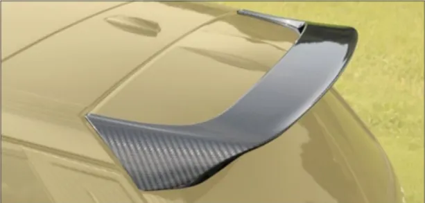 Roof wing cover Mansory Carbon for Land Rover Range Rover Sport SVR new