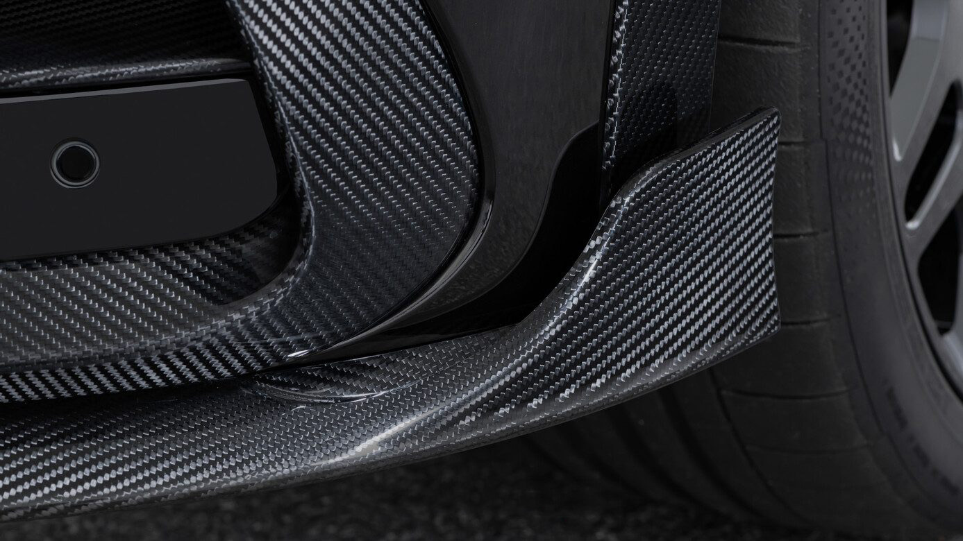 Front bumper spoiler BS Style Carbon for Mercedes-Benz GLS 800 AMG X167 AMG GLS 63