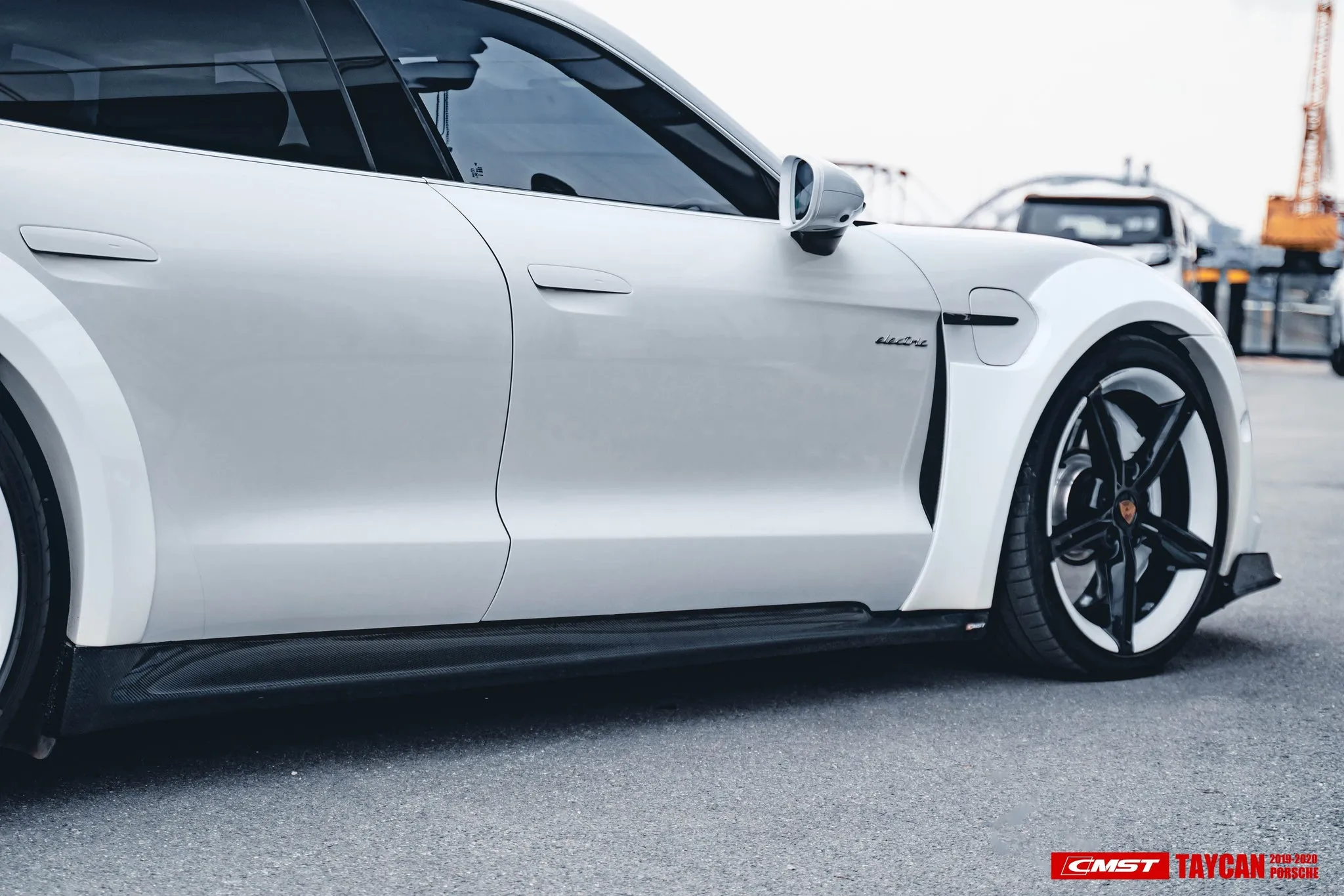 Check our price and buy CMST Carbon Fiber Body Kit set Style for Porsche Taycan Turbo & Turbo S