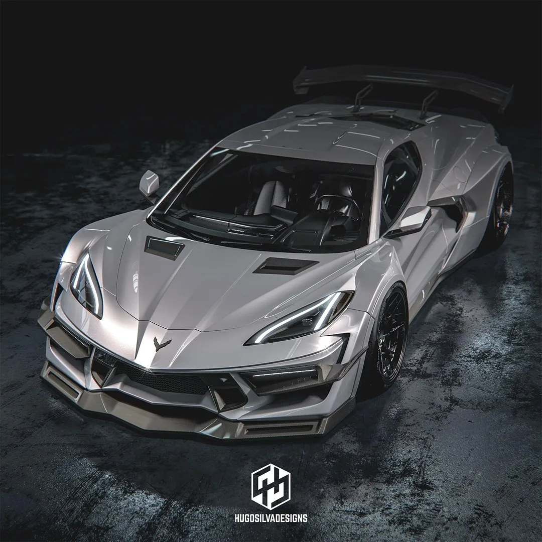 Chevrolet Corvette C8 Custom Body Kit by Hugo Silva