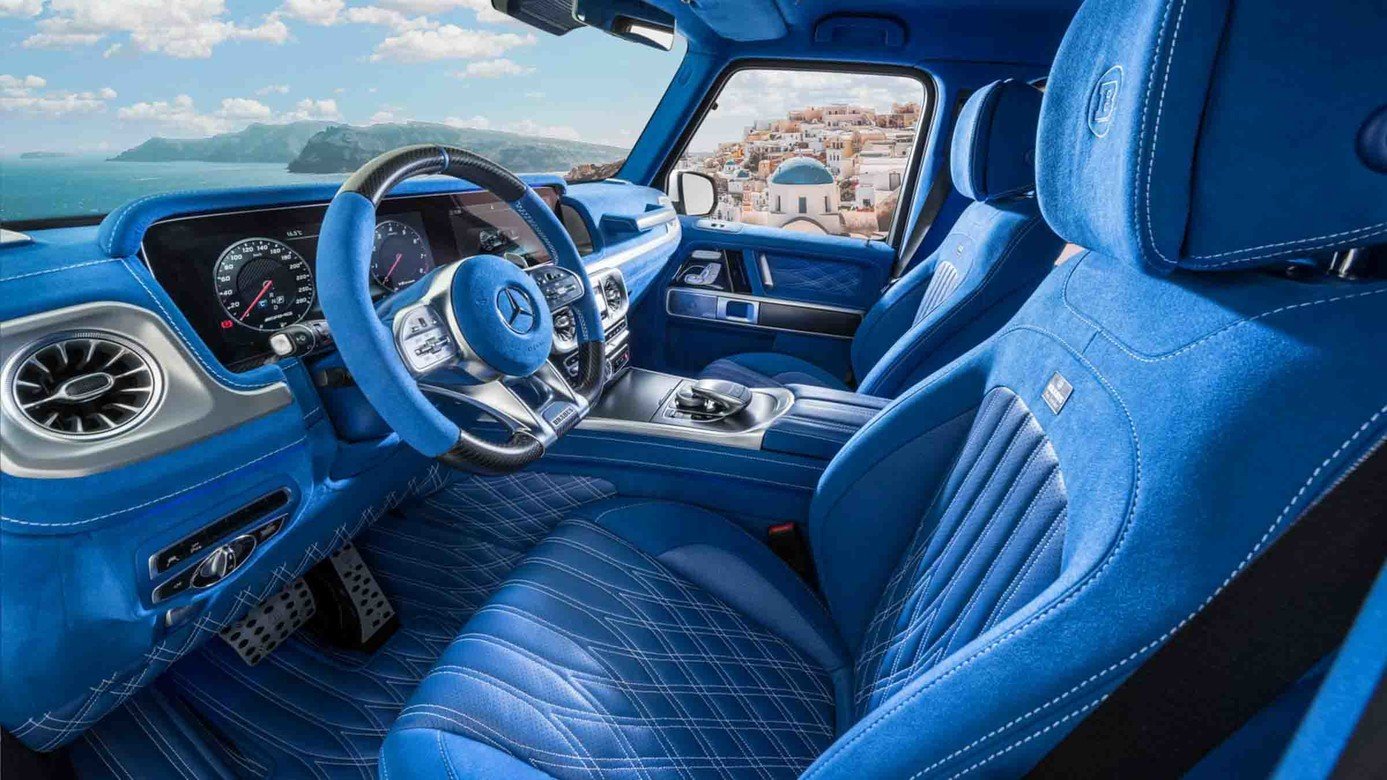 Brabus Santorini style interior for Mercedes G-class W463A AMG G 63