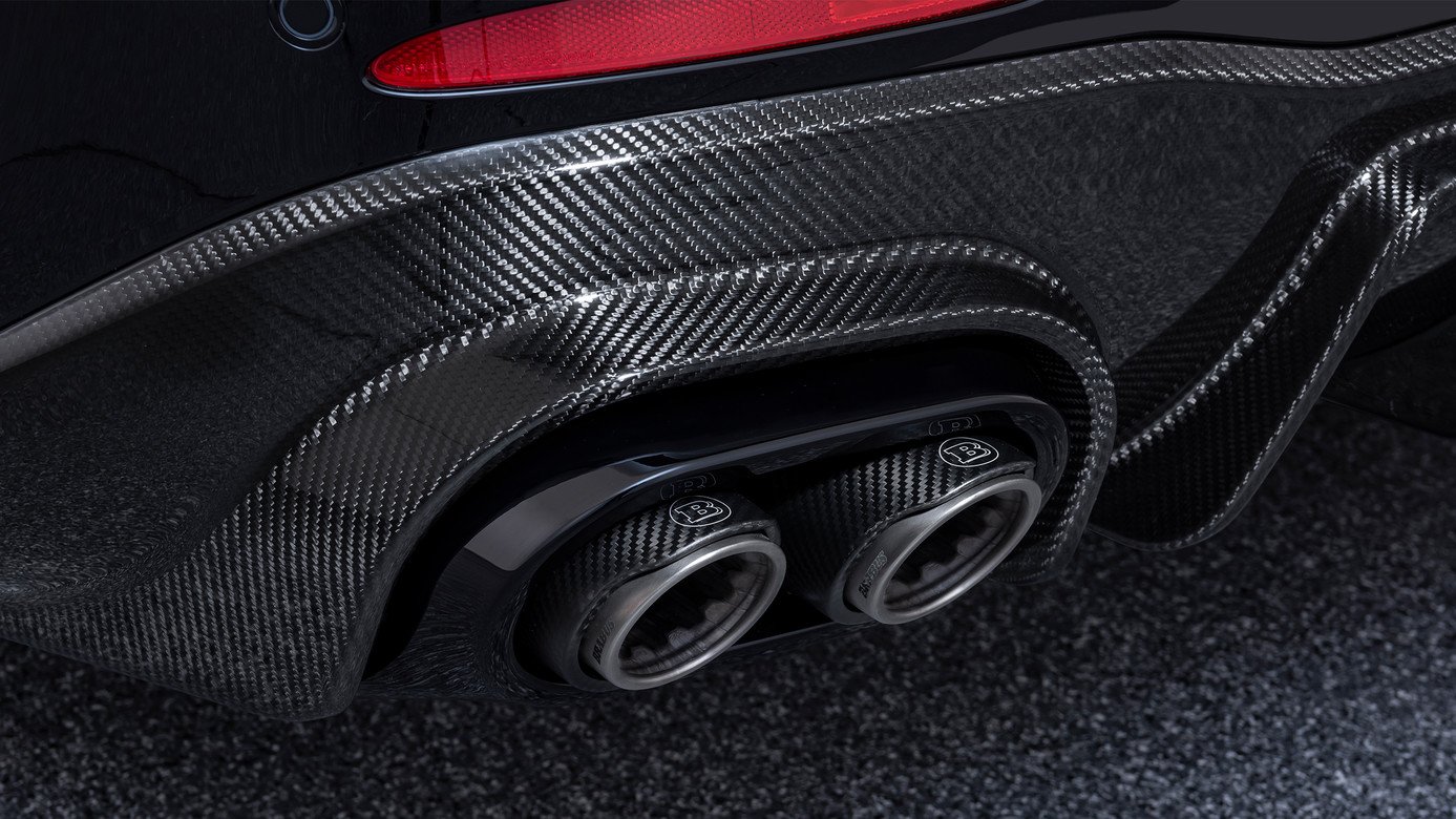 Sport exhaust system Brabus Carbon Fiber Body kit set for Mercedes AMG GT X 290 AMG GT 63