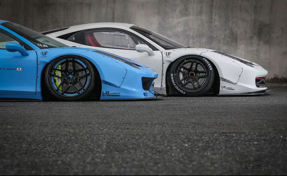 Check our price and buy Liberty Walk body kit for Ferrari 458!