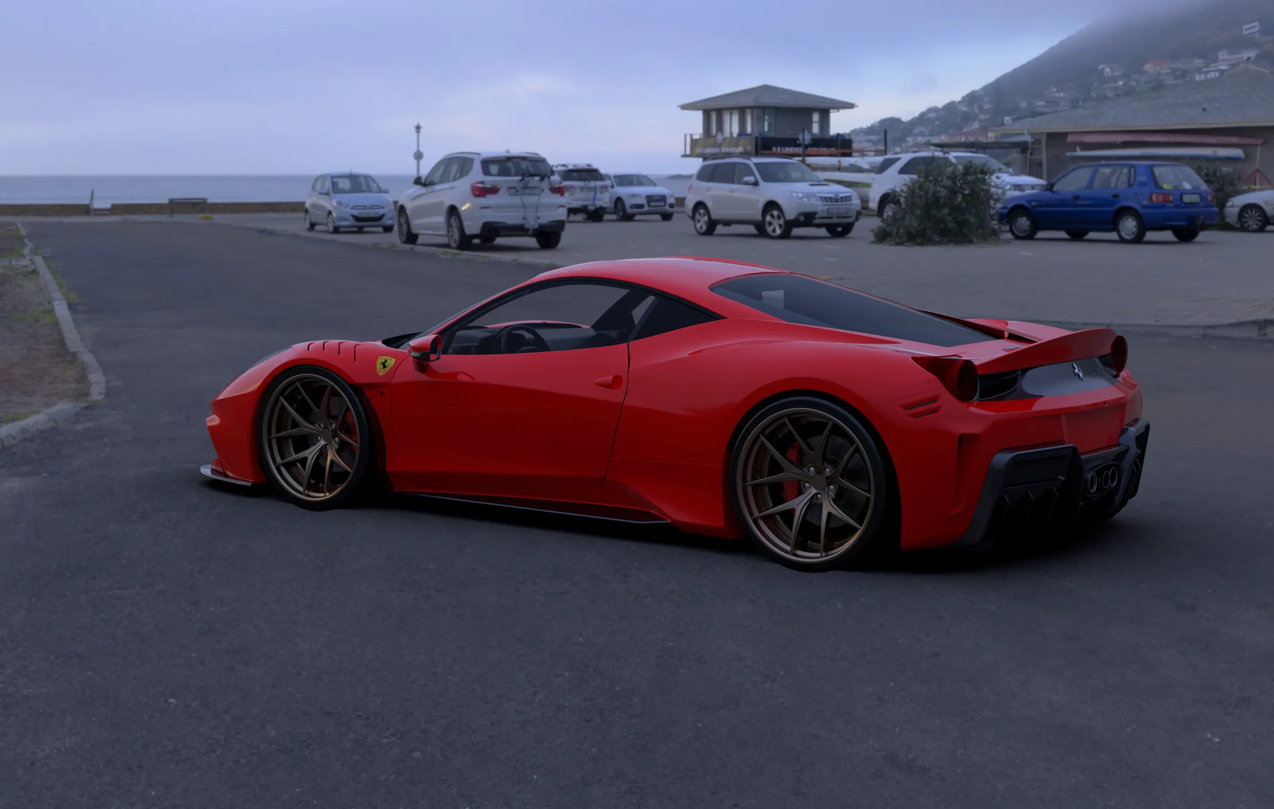 Check price and buy Duke Dynamics Body kit set for Ferrari 458
