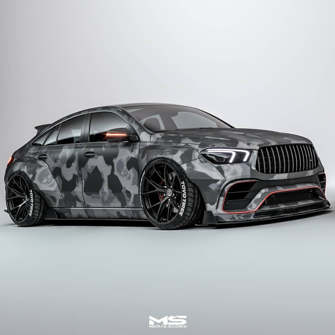 Mercedes-Benz GLE Coupe С167 Custom Body Kit by Mikhail Sachko