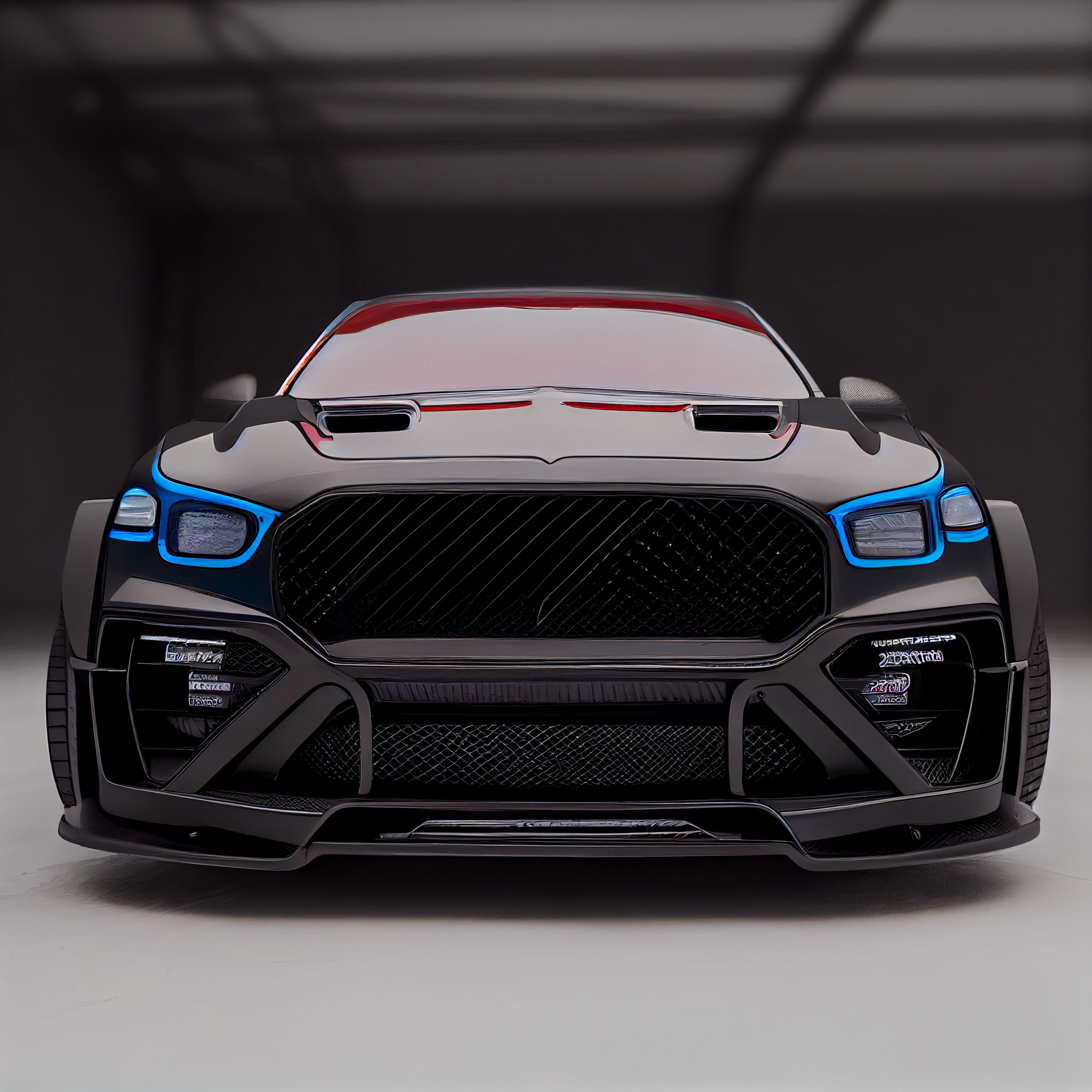 AI Custom Design Wide Body Front Bumper for Bentley Bentayga Ver 2.1