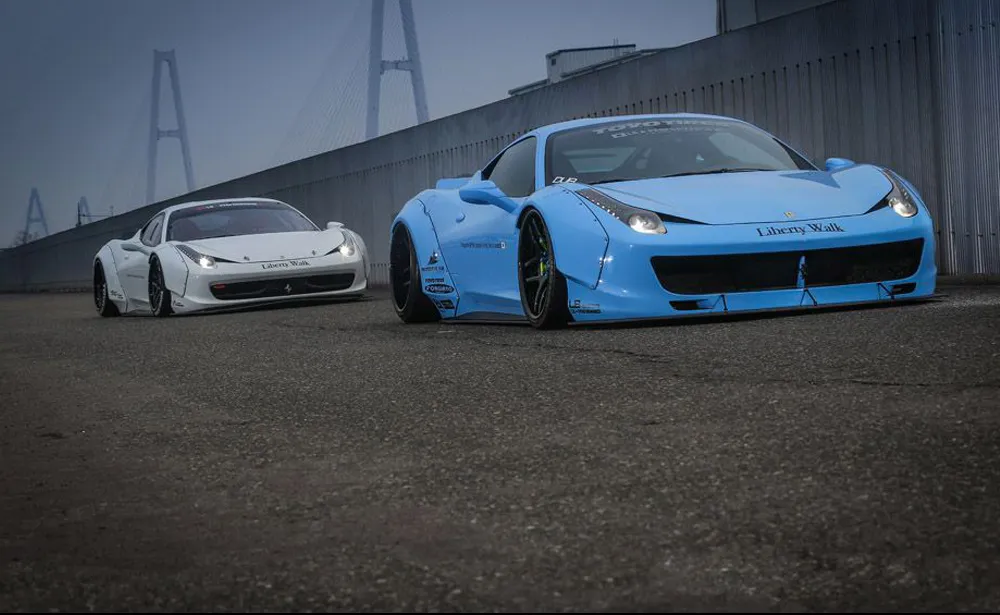 Check our price and buy Liberty Walk body kit for Ferrari 458!