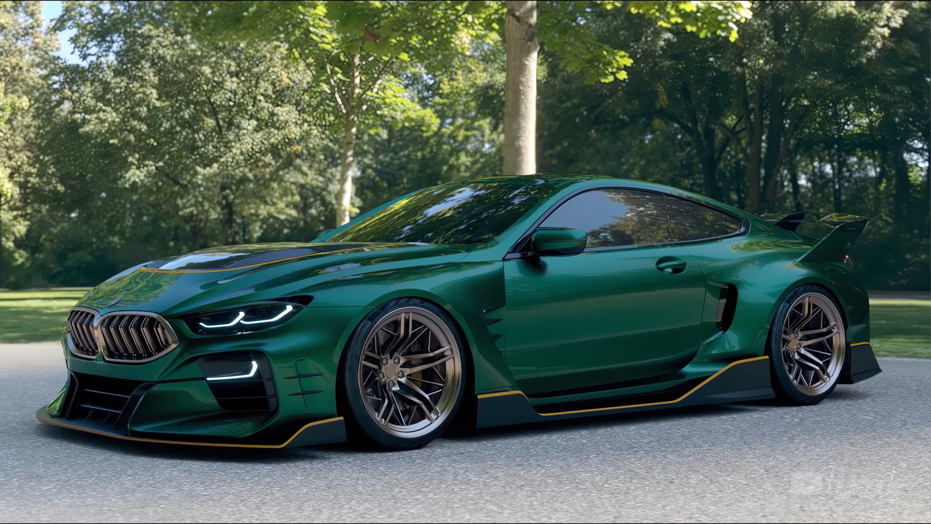 BMW M8 Coupe F91/F92/F93 GTR Custom WideBody Kit by Hycade Køb med