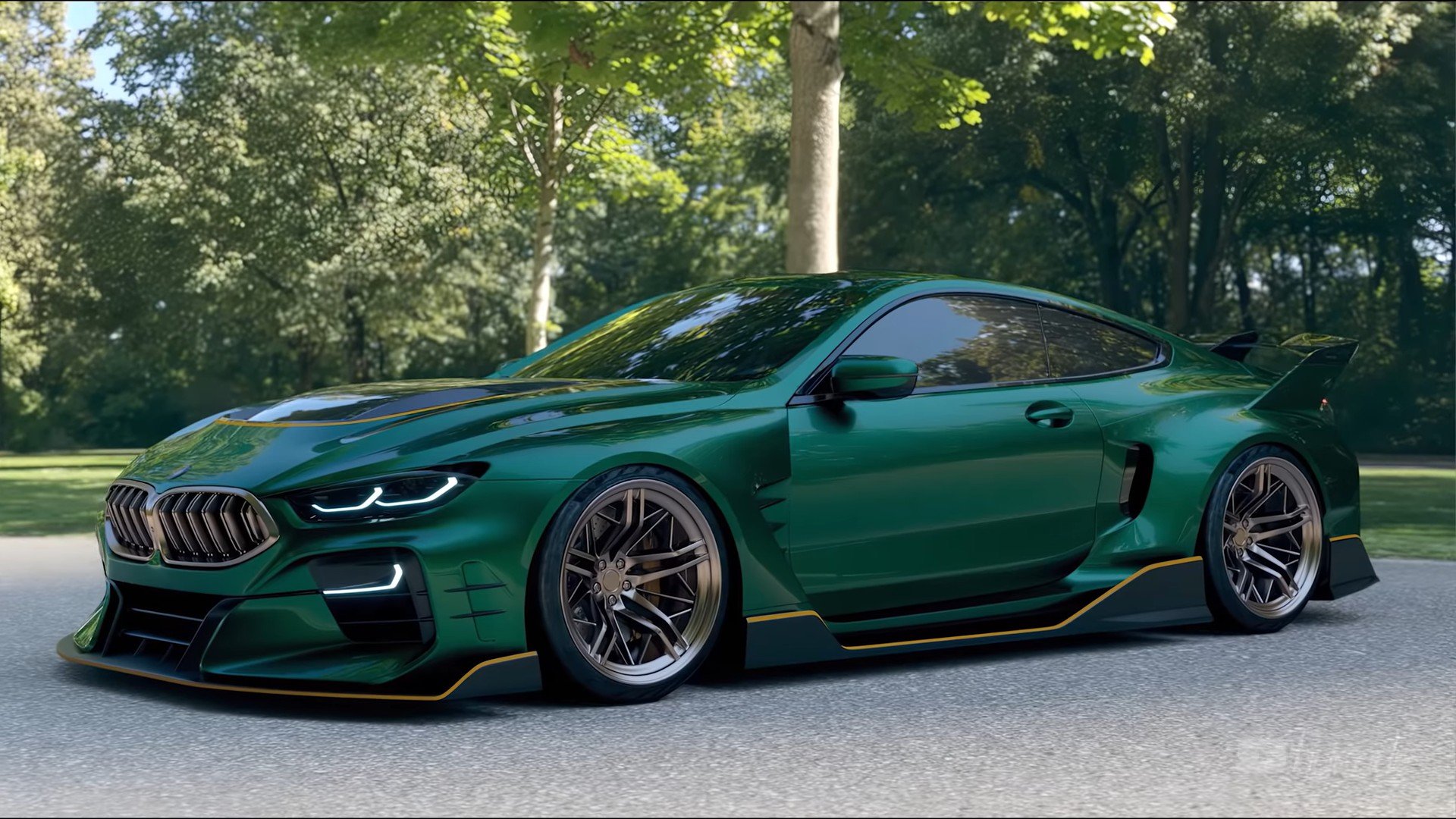 BMW M8 F91/F92/F93 Custom Wide-Body Kit by Hycade