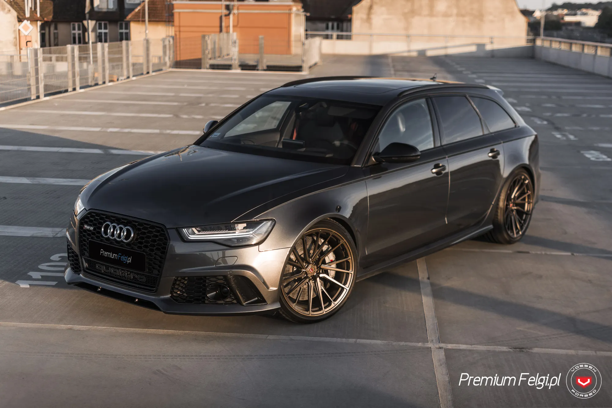 Vossen M X4T forged wheel — side profile