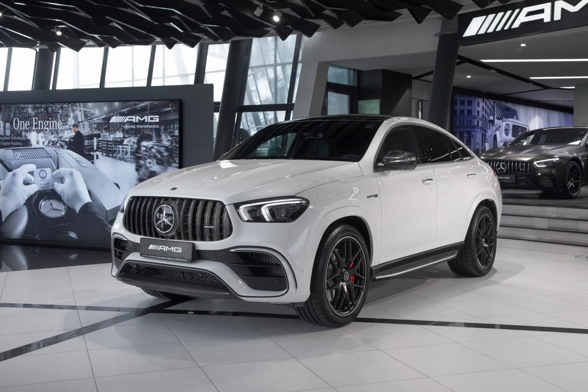 Radiator grill Carbon for Mercedes GLC Coupe AMG C 253 AMG GLC 63