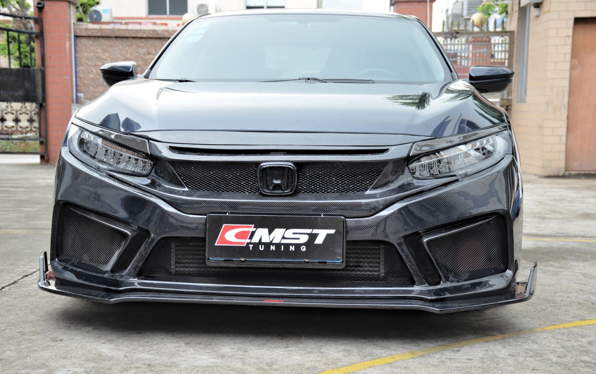 Check our price and buy CMST Carbon Fiber Body Kit set for Honda Civic 10th!