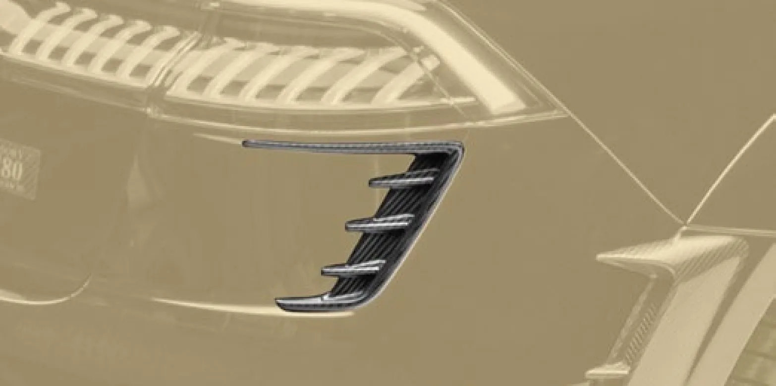 Rear bumper splitter Mansory style Carbon for Audi RS Q8