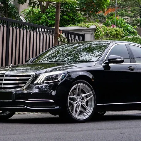 Black Mercedes-Benz S450 W222 on ADV.1 ADV510 M.V2 CS-Series Advanced Forged Wheels