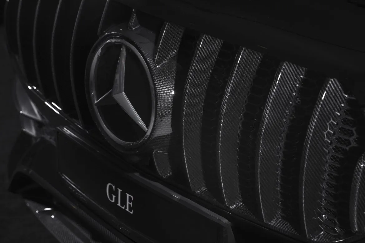 Radiator grille carbon for Mercedes-Benz GLE V 167 AMG Line