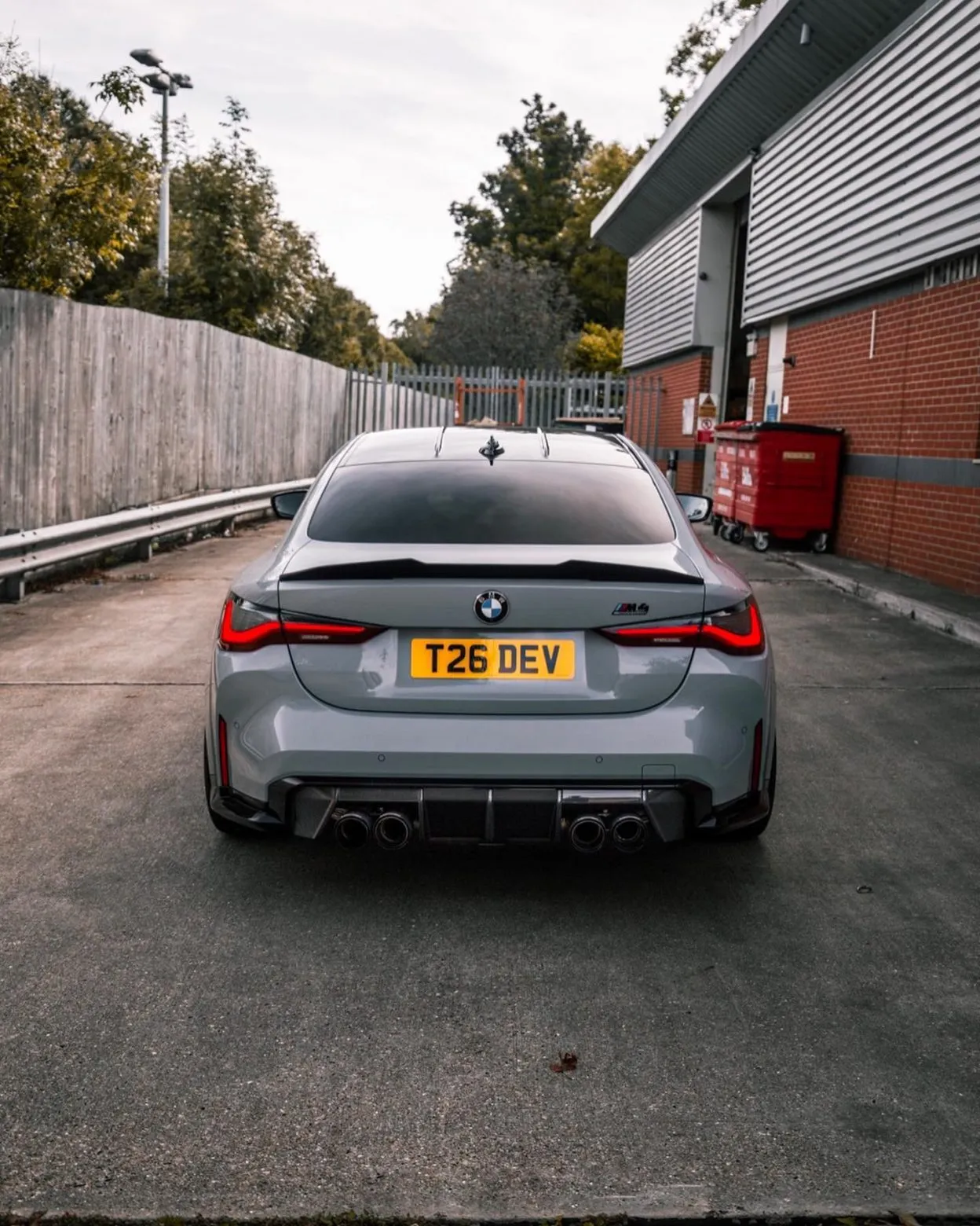 Trunk spoiler (44) Carbon for BMW M3 G80
