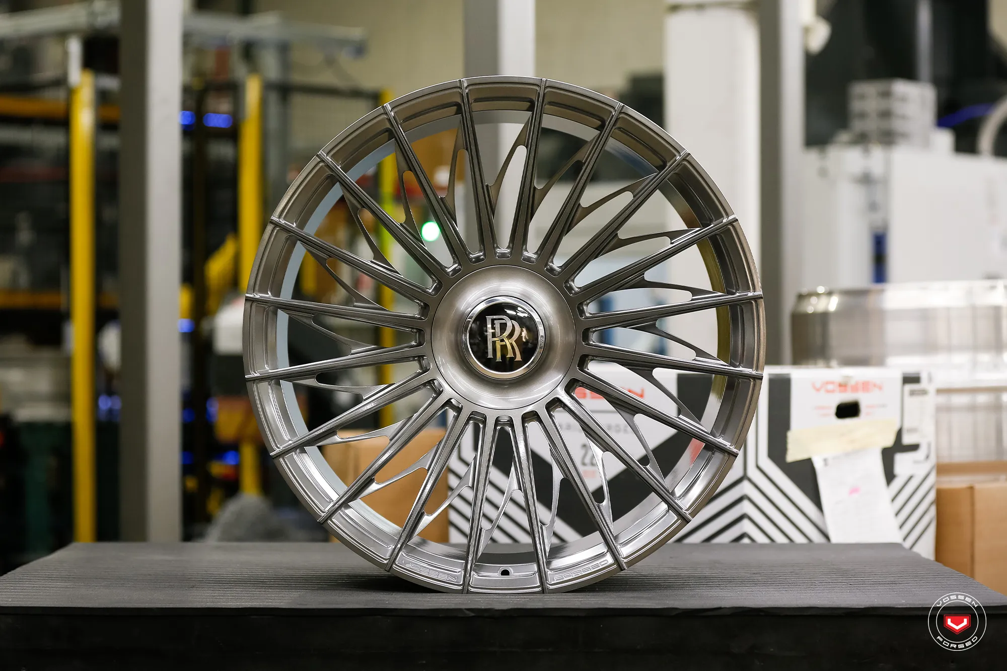 Vossen S17 15T forged wheel — rear angle