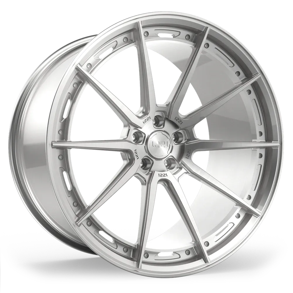 1221 Wheels 0110 AP1X Forged Wheels — Brushed Gloss Clear view
