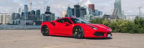 Rosso Corsa Red Ferrari 488 GTB on ADV.1 ADV5 M.V2 Advanced Series Wheels — Side View