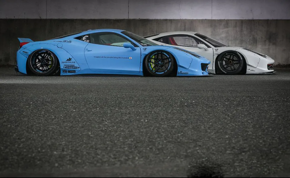 Check our price and buy Liberty Walk body kit for Ferrari 458!