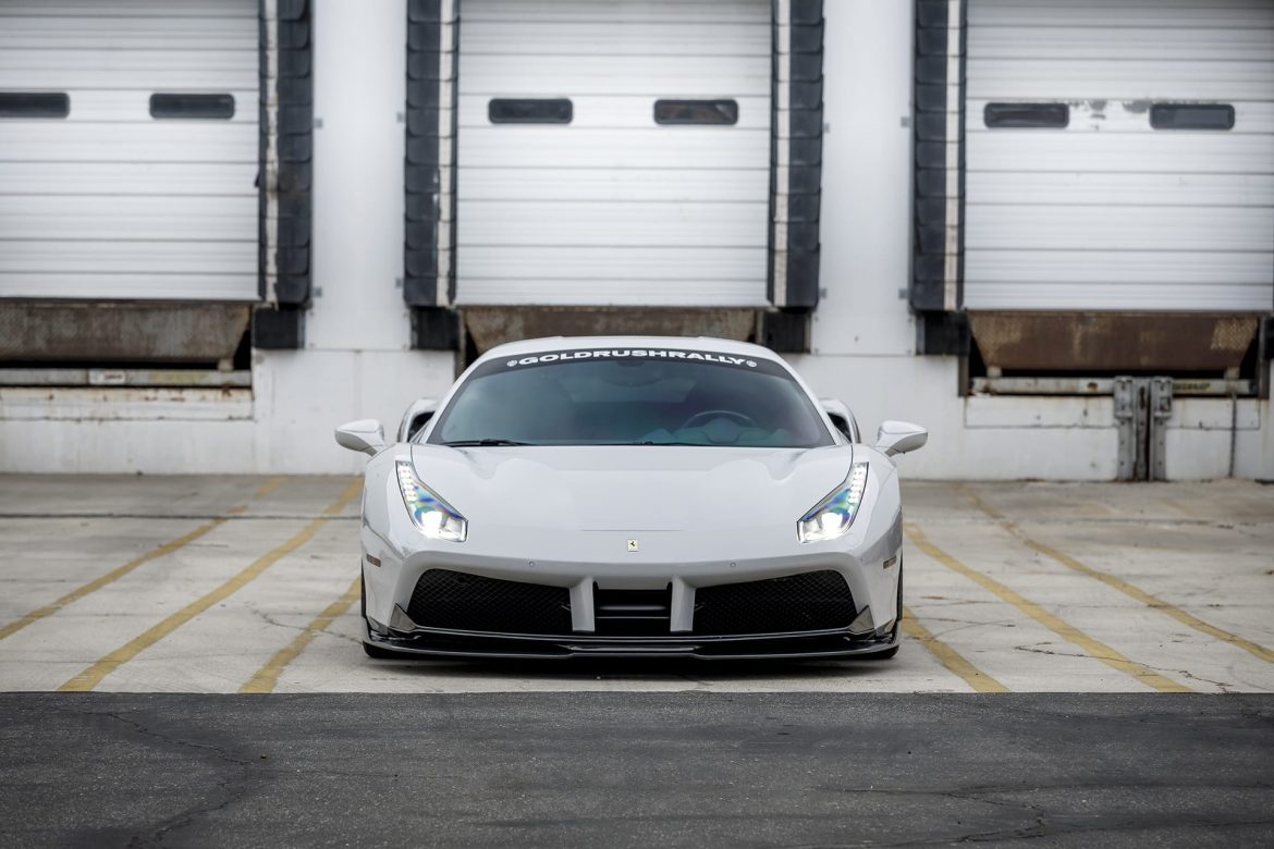 Front Spoiler lip Vorsteiner style Carbon for Ferrari 488