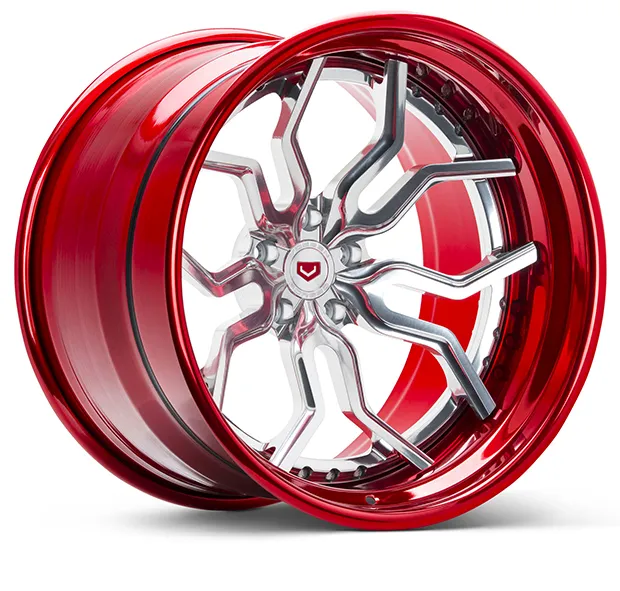 Vossen HC 3 3 PIECE 3-piece forged wheel — close-up spoke detail