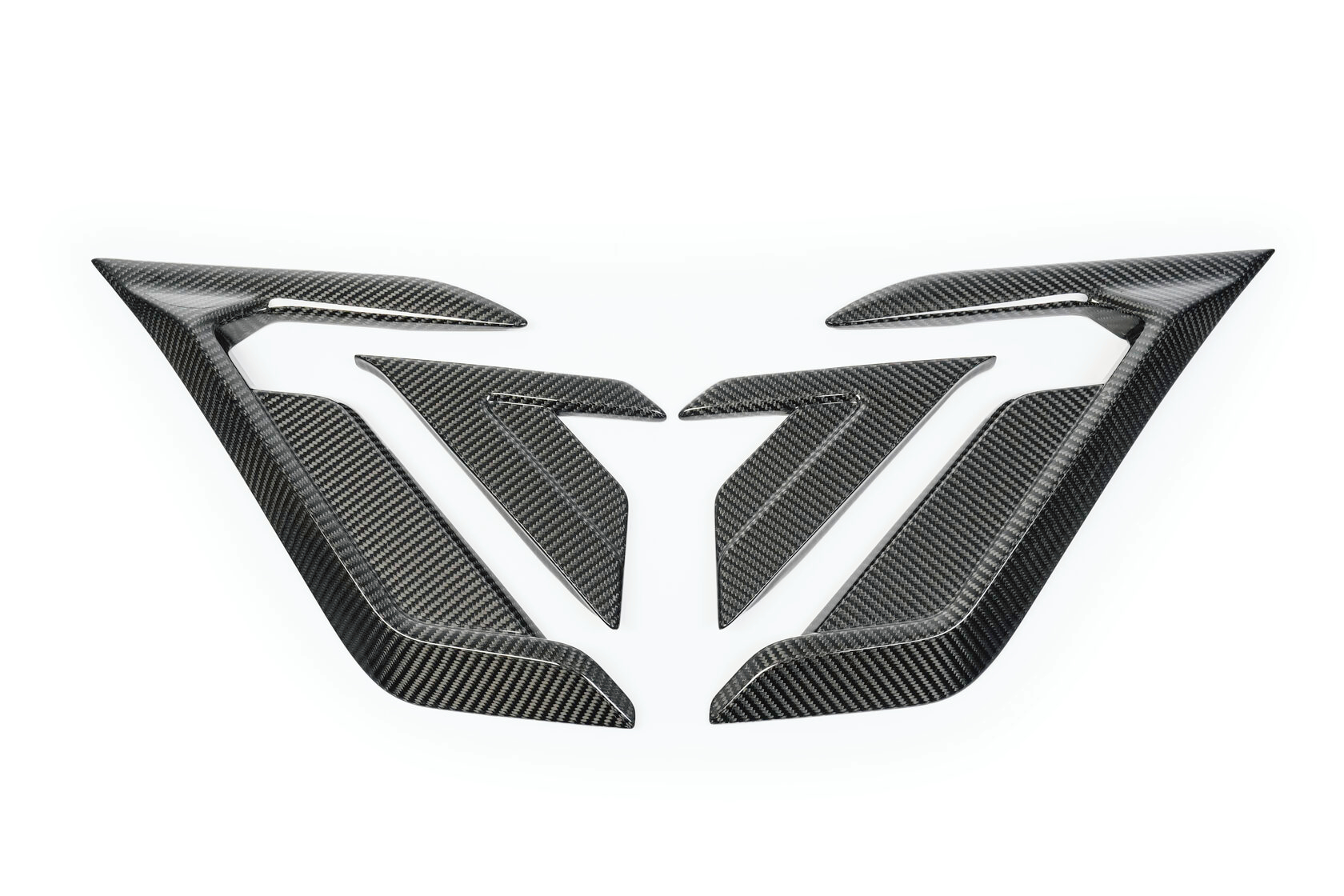 Front bumper pads Carbon for BMW X6 M F96