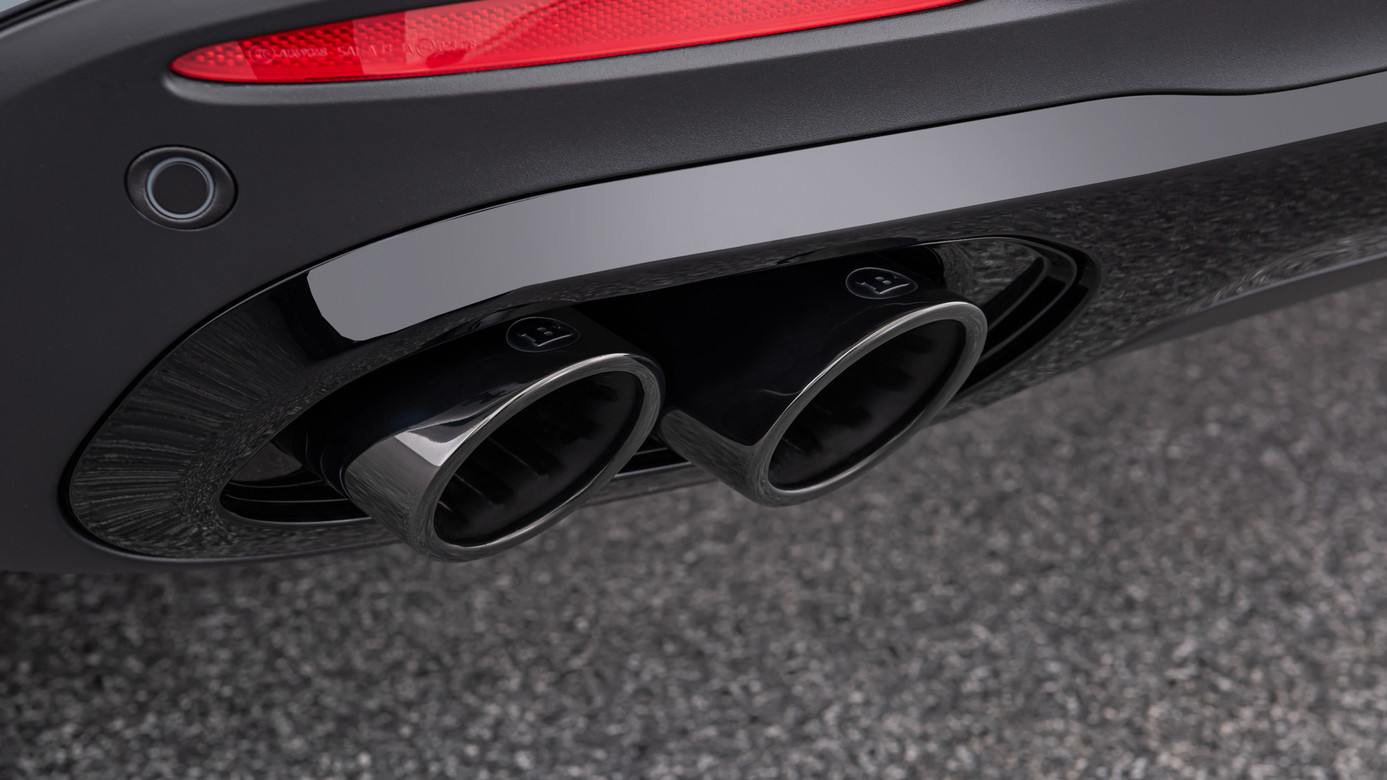 Exhaust tips  carbon for Mercedes-Benz GLS X167 AMG Line