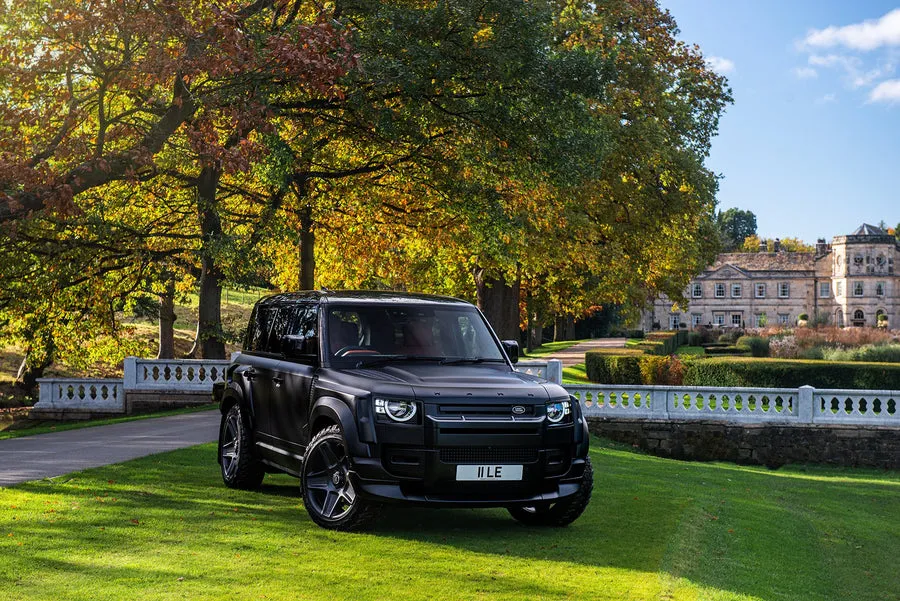 Check our price and buy Kahn Design carbon fiber body kit set for Land Rover Defender 110 wide track