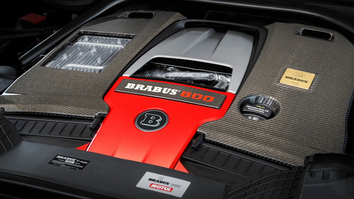 Performance increase: 588 kW/800 hp (Powerxtra B40s-800 Brabus for Mercedes G-class W463A AMG G 63)