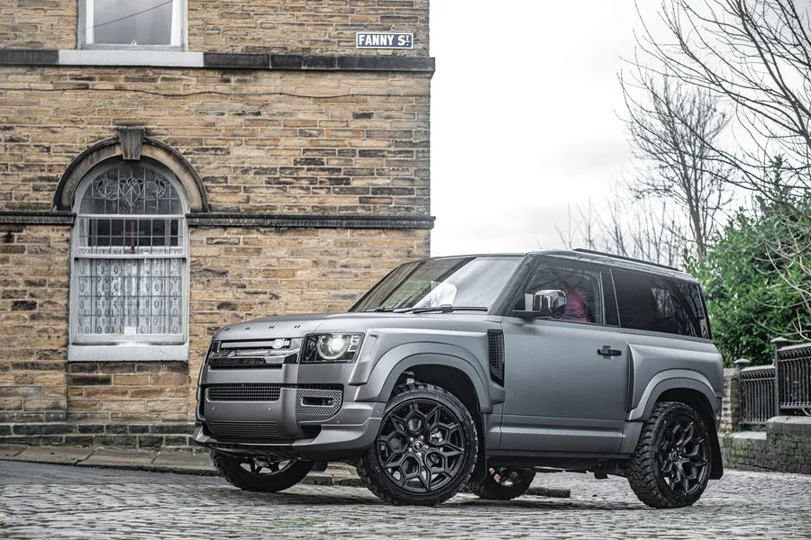Check our price and buy Kahn Design carbon fiber body kit set for Land Rover Defender 90 wide track
