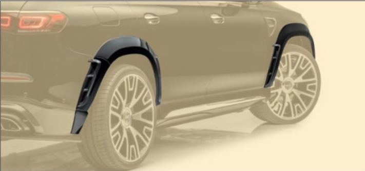 Fenders extension Mansory Carbon for Mercedes GLS X167