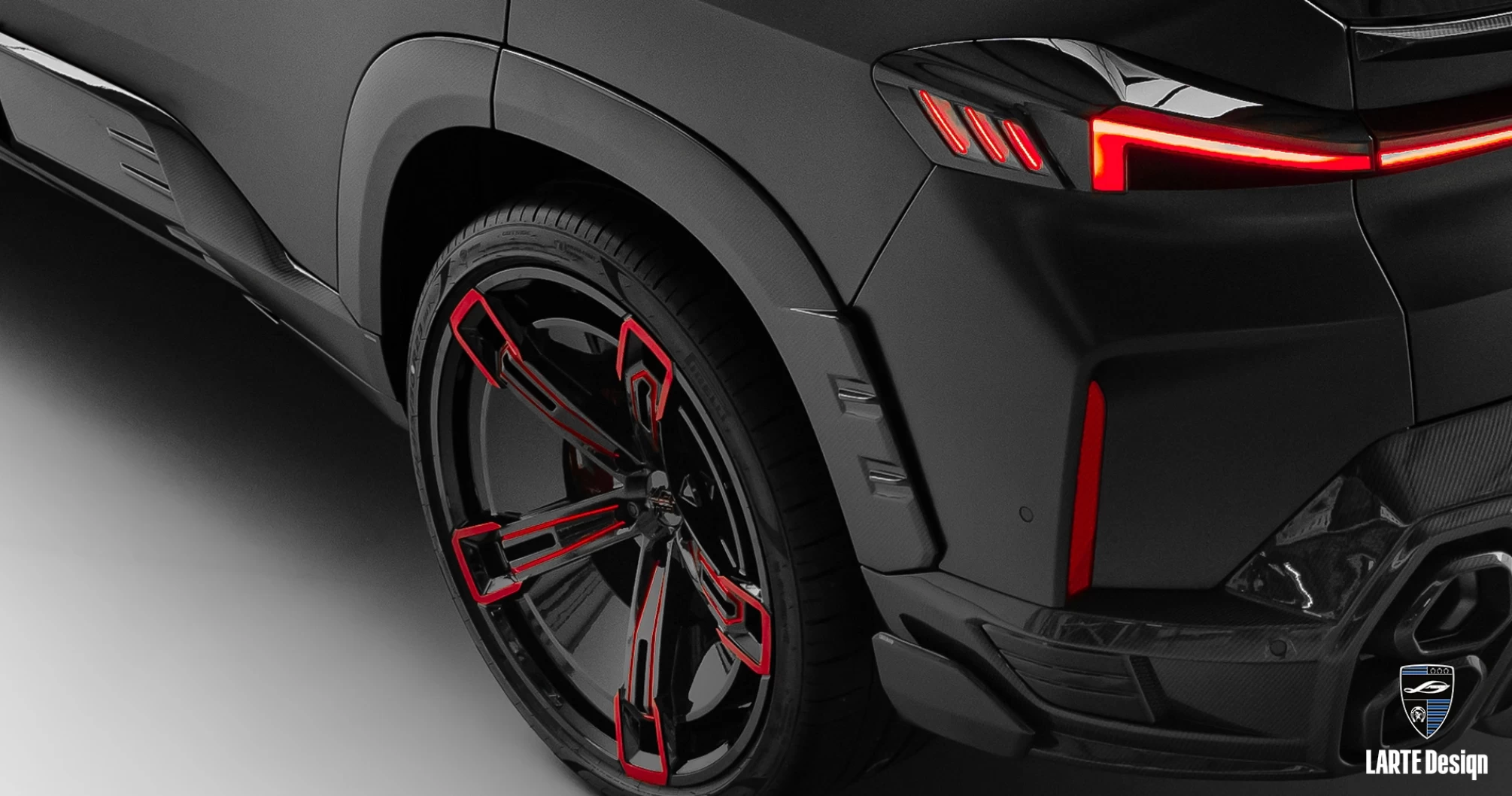 Rear Fenders Larte Design for BMW XM Buy with delivery, installation ...