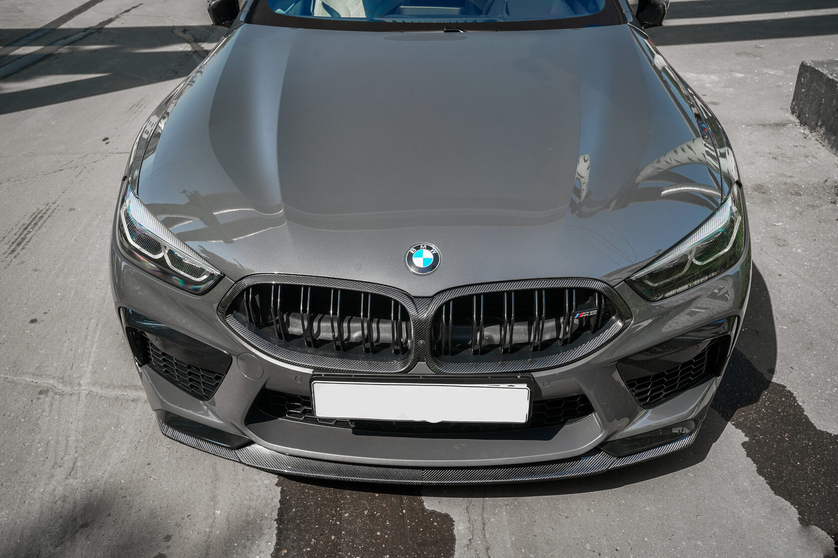 Front bumper lip Carbon for BMW M8 F91/F92/F93 Grand Coupe Køb med ...