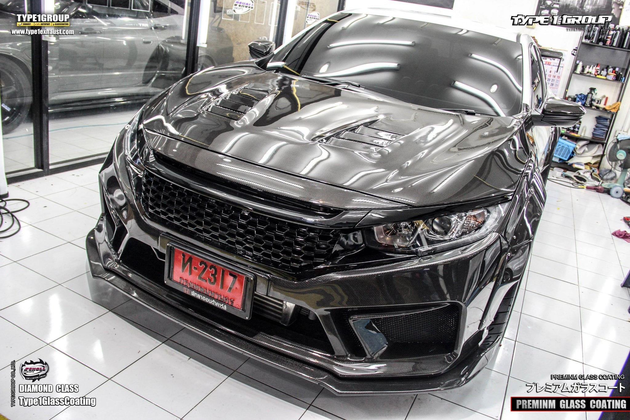 Check our price and buy CMST Carbon Fiber Body Kit set for Honda Civic 10th!