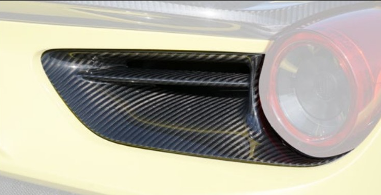 Rear air outtake grills cover Mansory Carbon for Ferrari 488 Siracusa 4XX