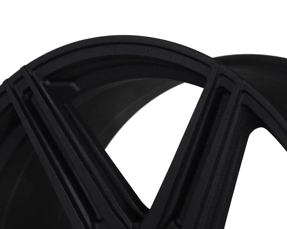 Vossen HF6 2 hybrid forged wheel — close-up spoke detail