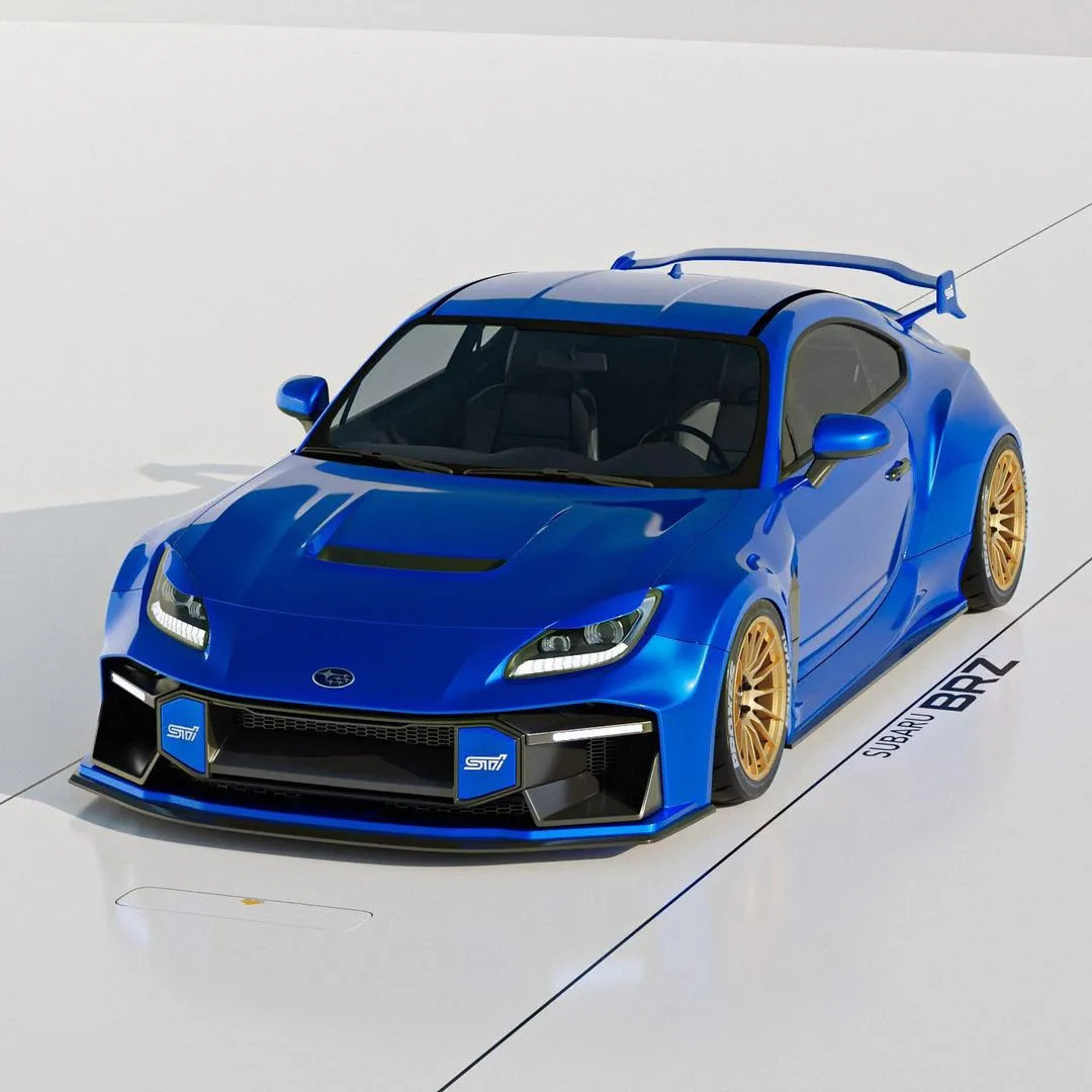 Subaru BRZ 2022 STI Wide Custom Body Kit by Avante Design