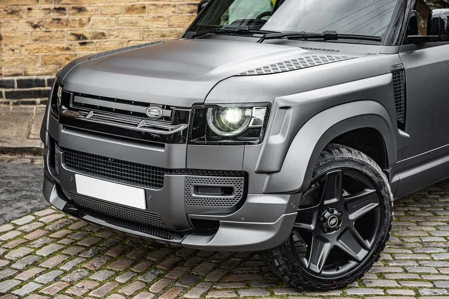 Check our price and buy Kahn Design carbon fiber body kit set for Land Rover Defender 110 wide track