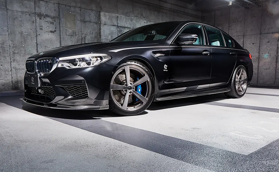 3D Design Type 3 Forged 20 inch Brushed on BMW F90 M5