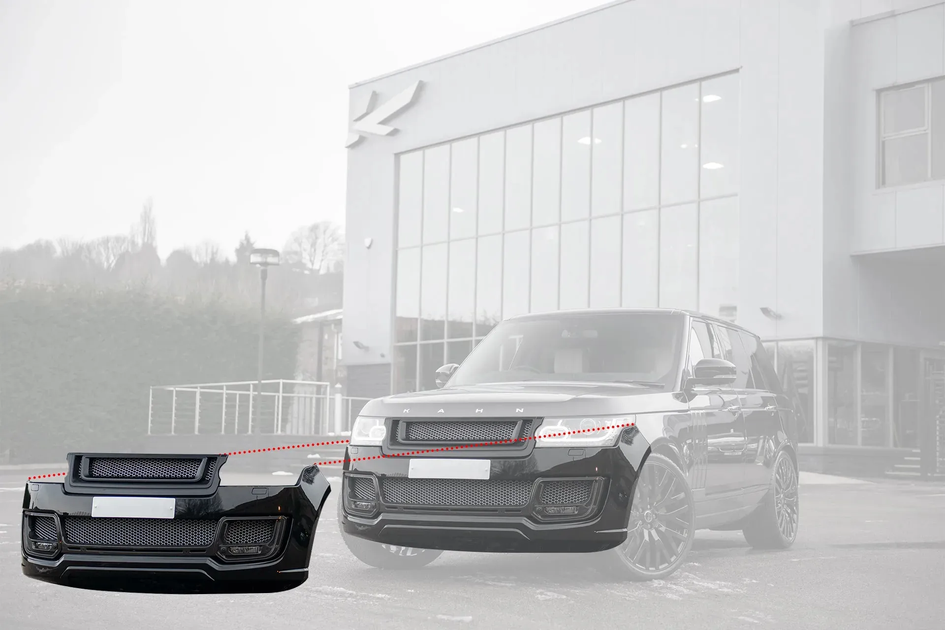 Check our price and buy Kahn Design body kit for Land Rover Range Rover Vogue  LE!