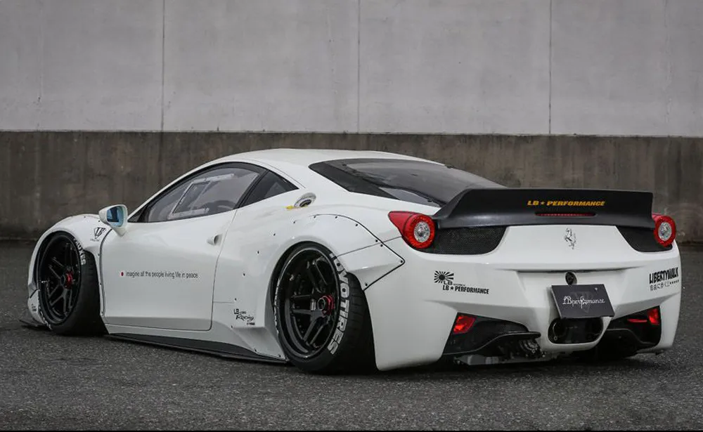 Check our price and buy Liberty Walk body kit for Ferrari 458!