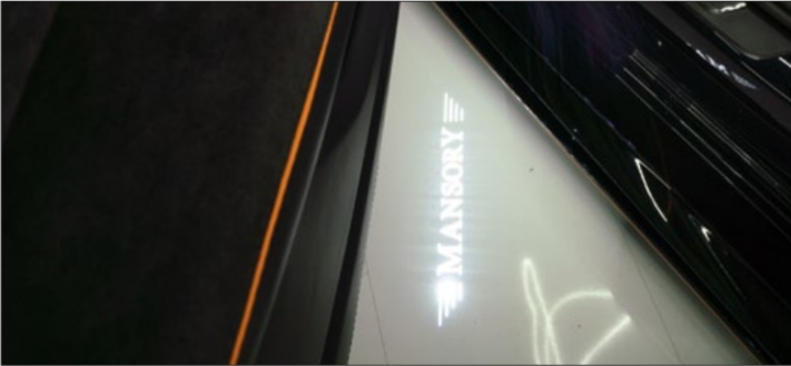 Door welcome lights with Mansory logo for Mercedes GLS AMG63 X167