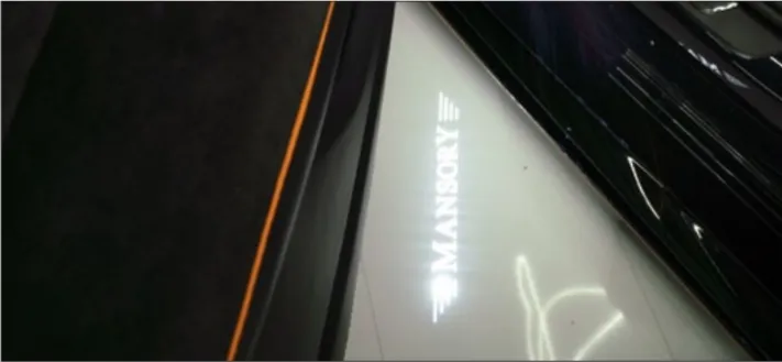 Door welcome lights with Mansory logo for Mercedes GLS AMG63 X167