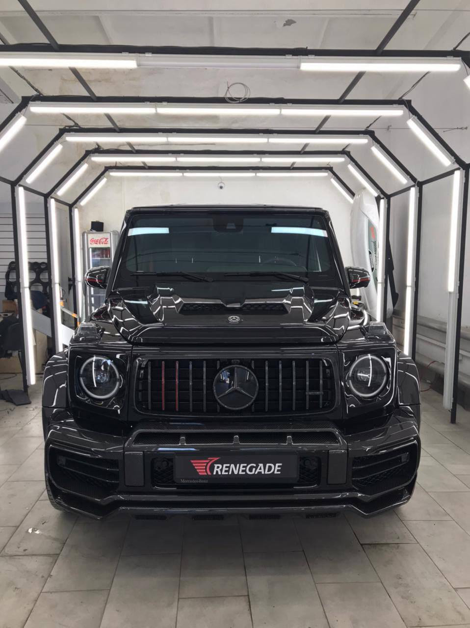 Hood cover Renegade Design for Mercedes Benz G-class W463A