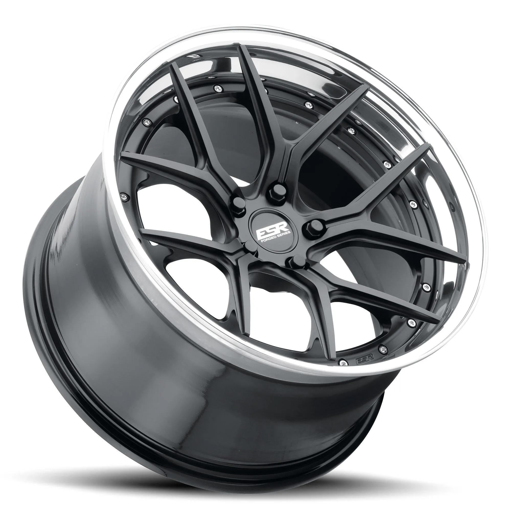 ESR ES2 S-Spoke 3-Piece Forged Wheel — front face view