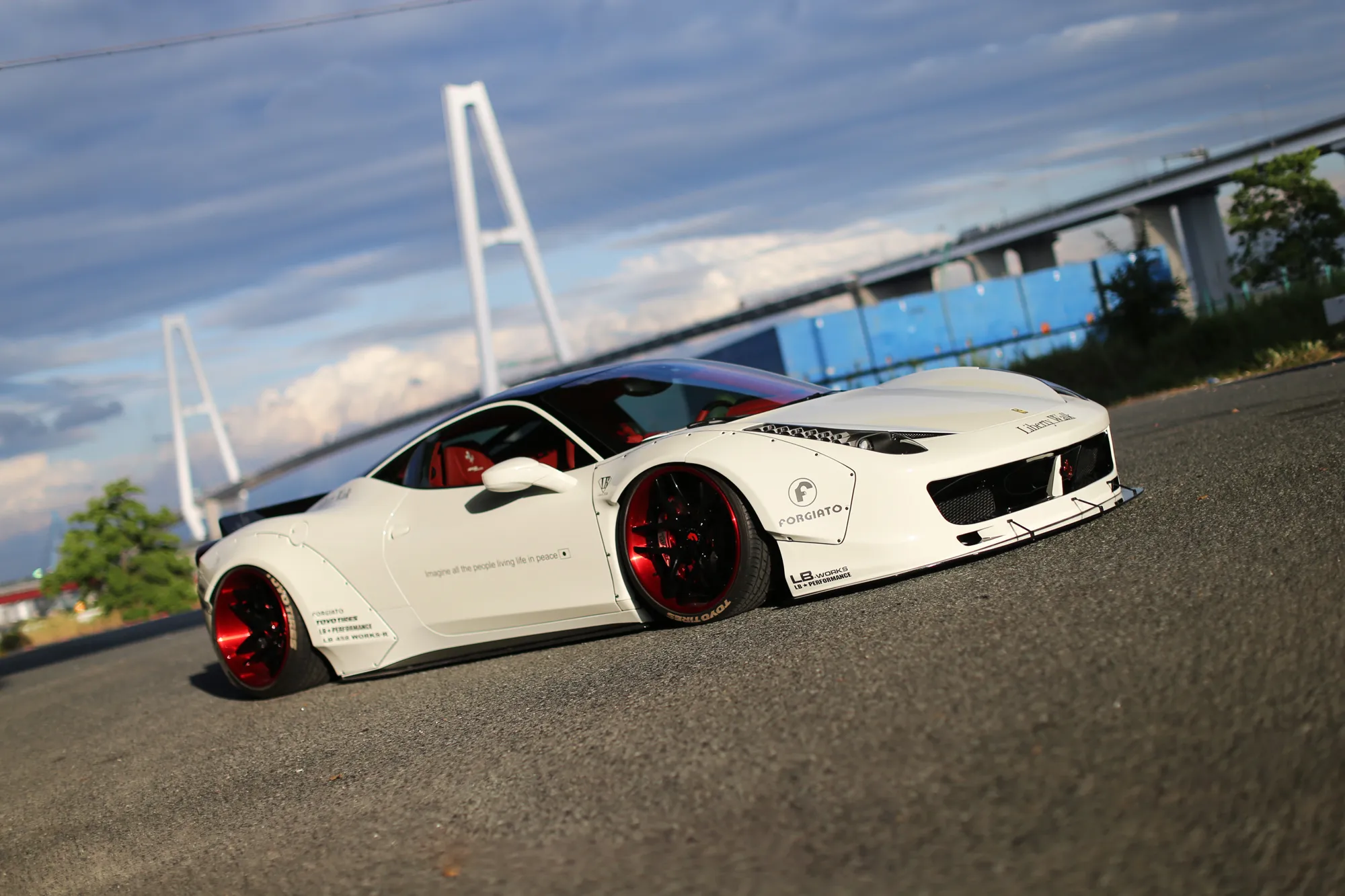 Check our price and buy Liberty Walk body kit for Ferrari 458!