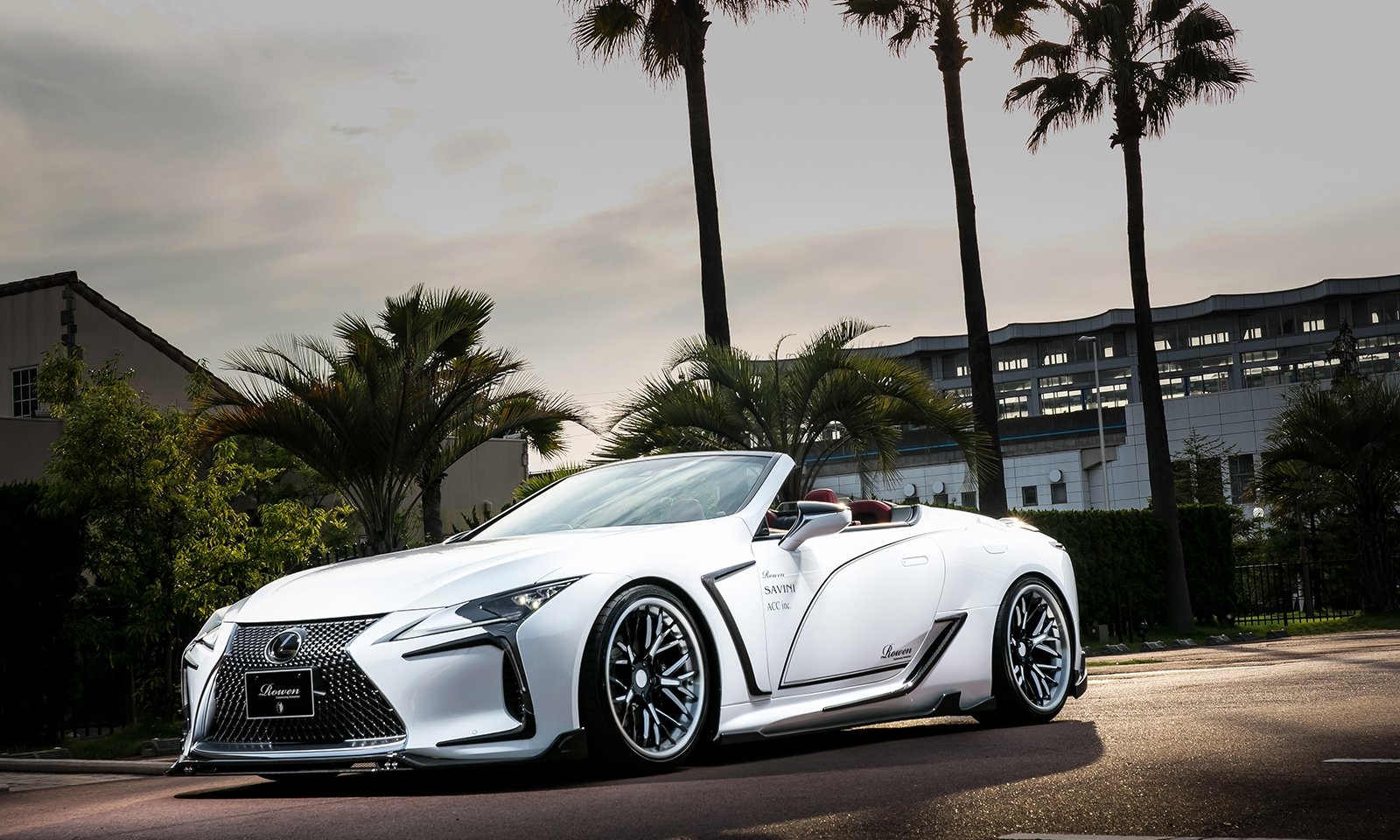 Check our price and buy Rowen body kit for Lexus LC500 Convertible DCF-Edition 2020!