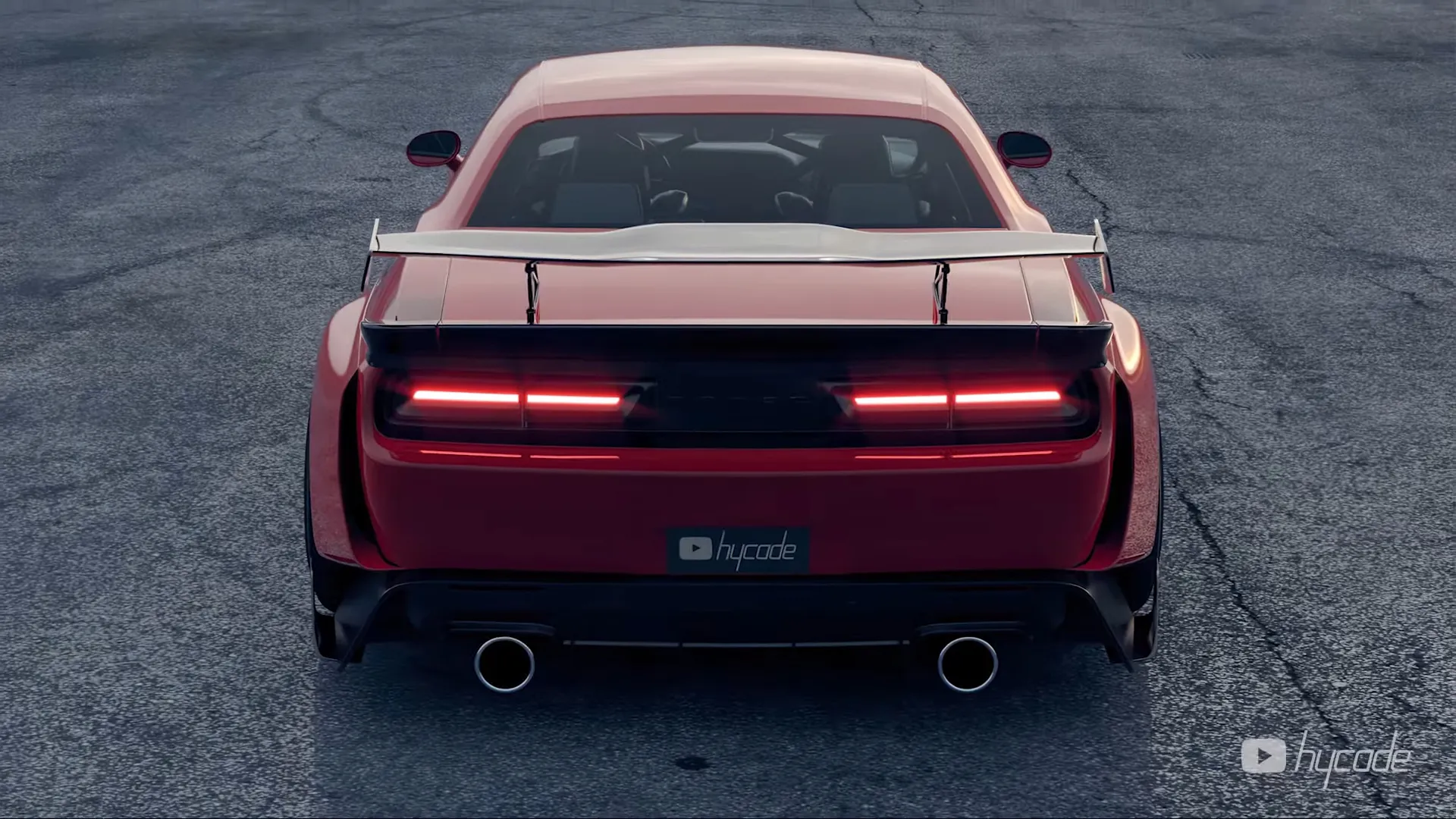Dodge Challenger Demon Custom Wide Body Kit by Hycade